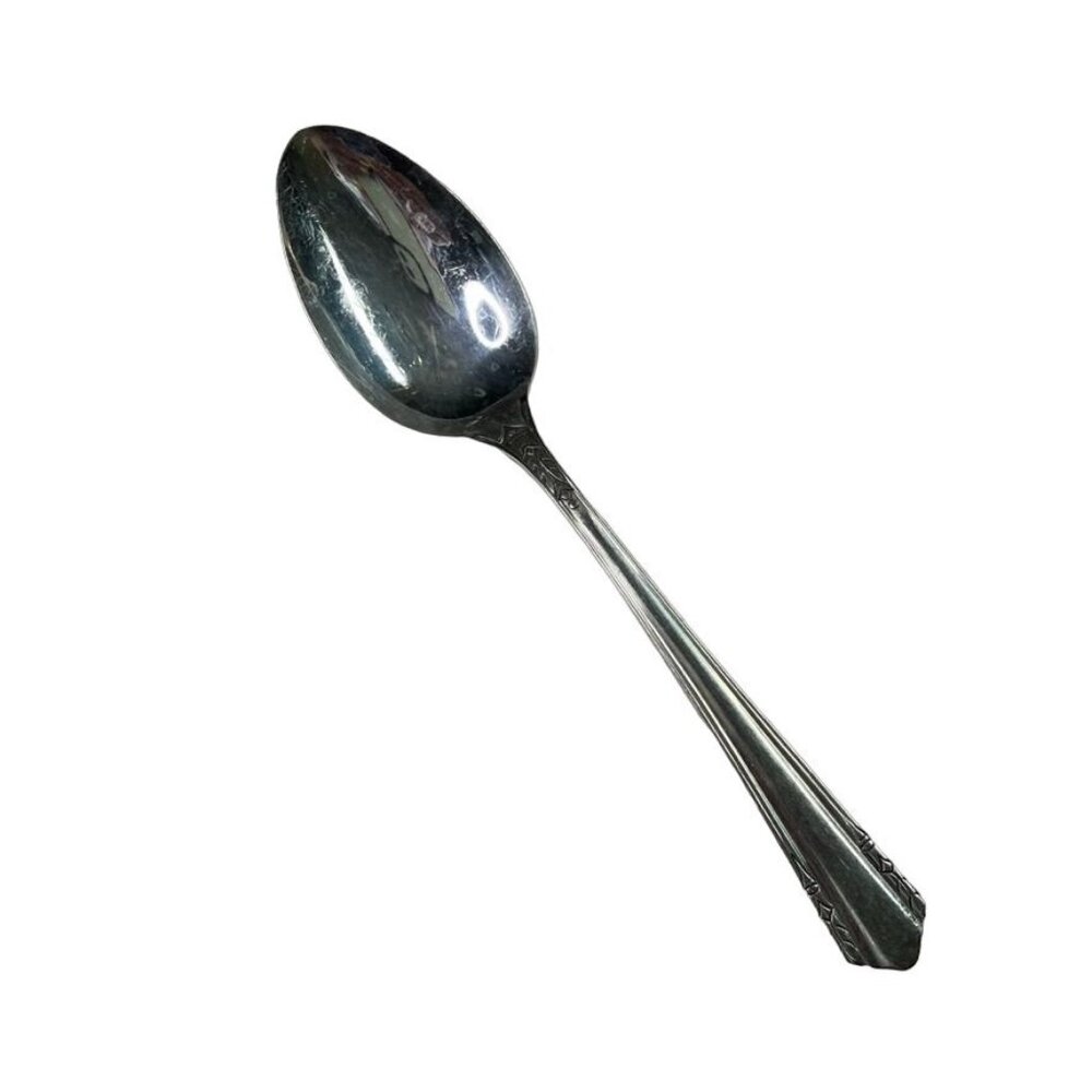 Vintage WM A Rogers Plus Silverplate 1934 Oneida Silver Malibu Teaspoon u